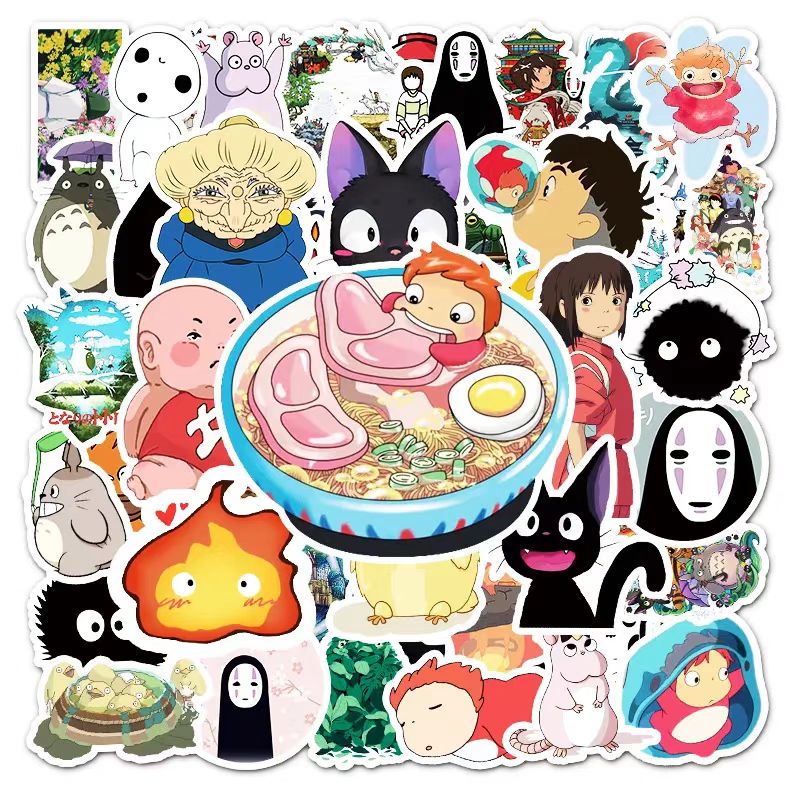Studio Ghibli Sticker Lot 50pcs 103215