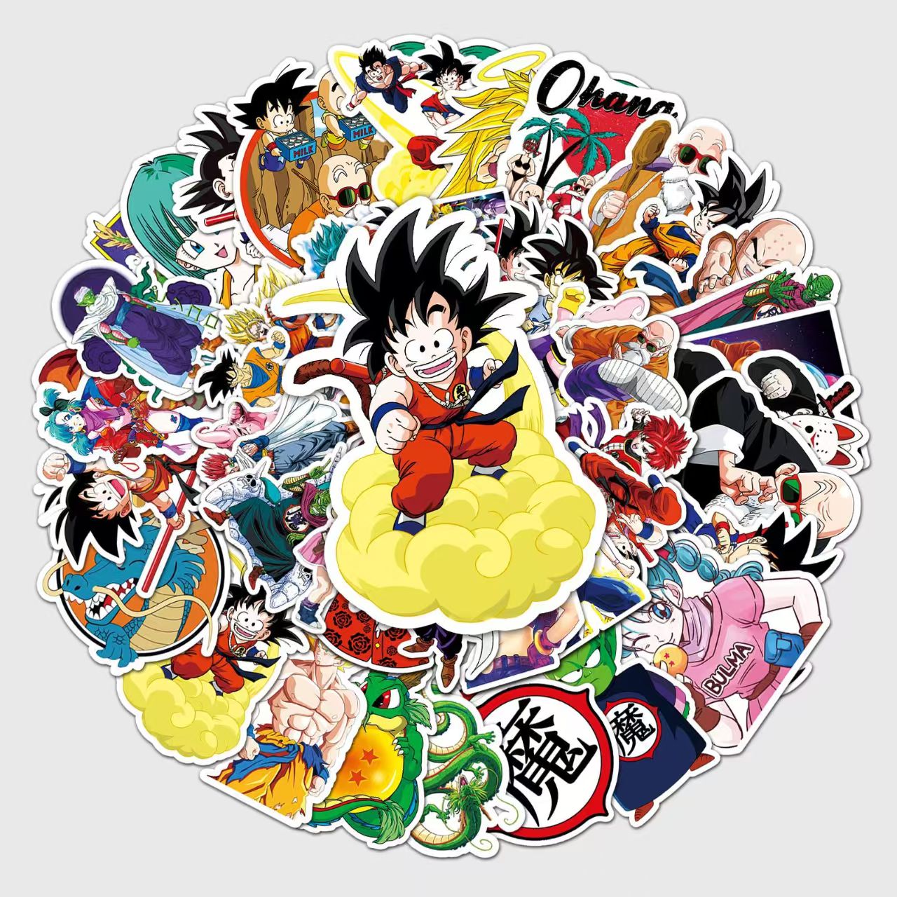 50pc Dragon Ball Z DBZ Sticker Pack Series 1 103147