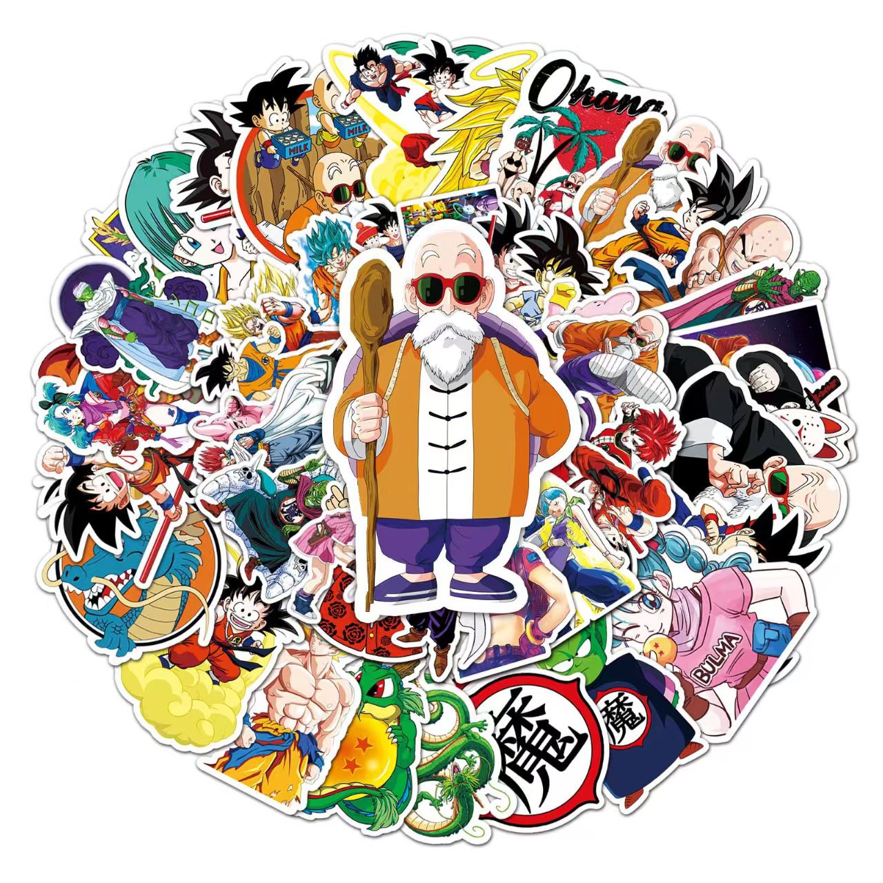 50pc Dragon Ball Z DBZ Sticker Pack Series 1 103147