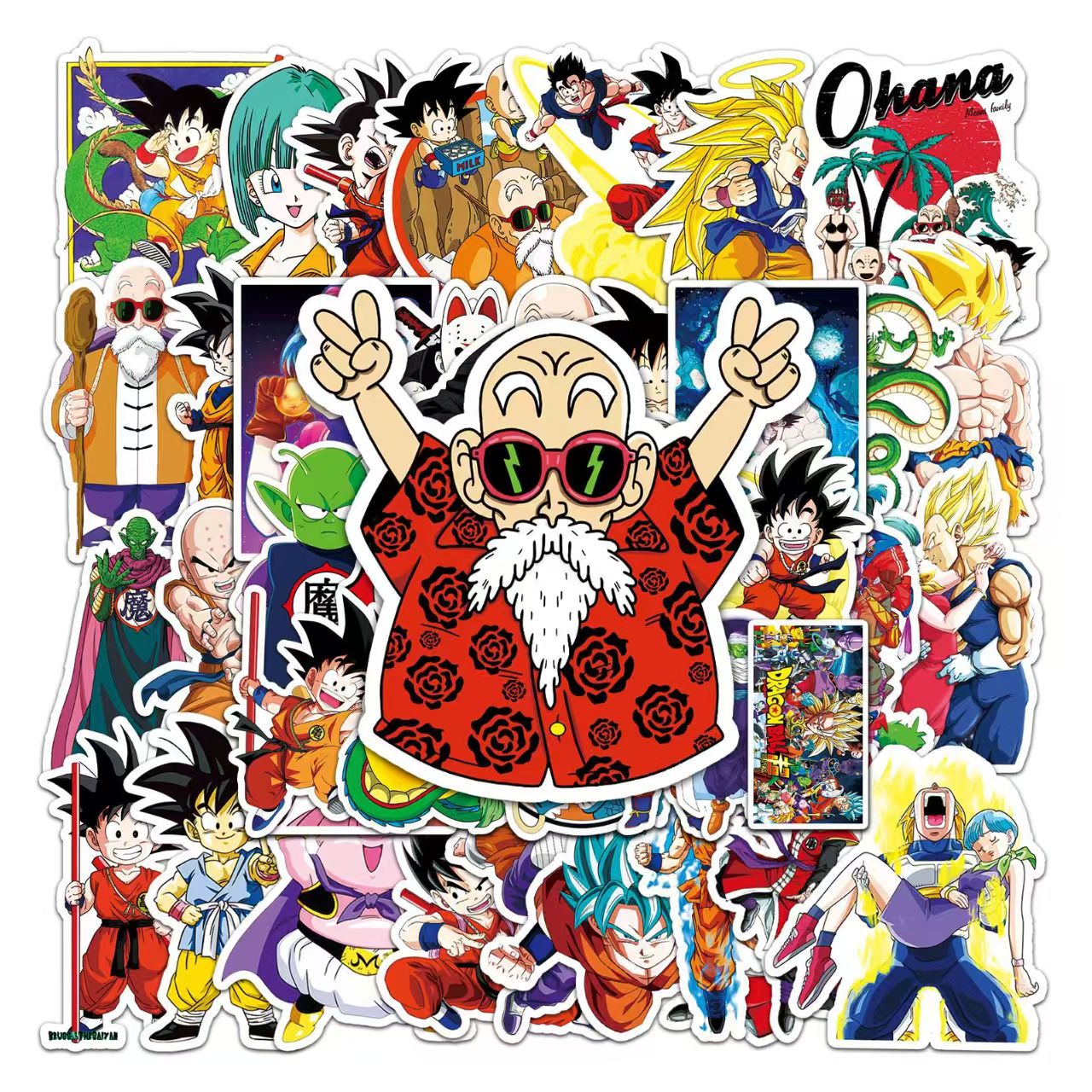 50pc Dragon Ball Z DBZ Sticker Pack Series 1 103147