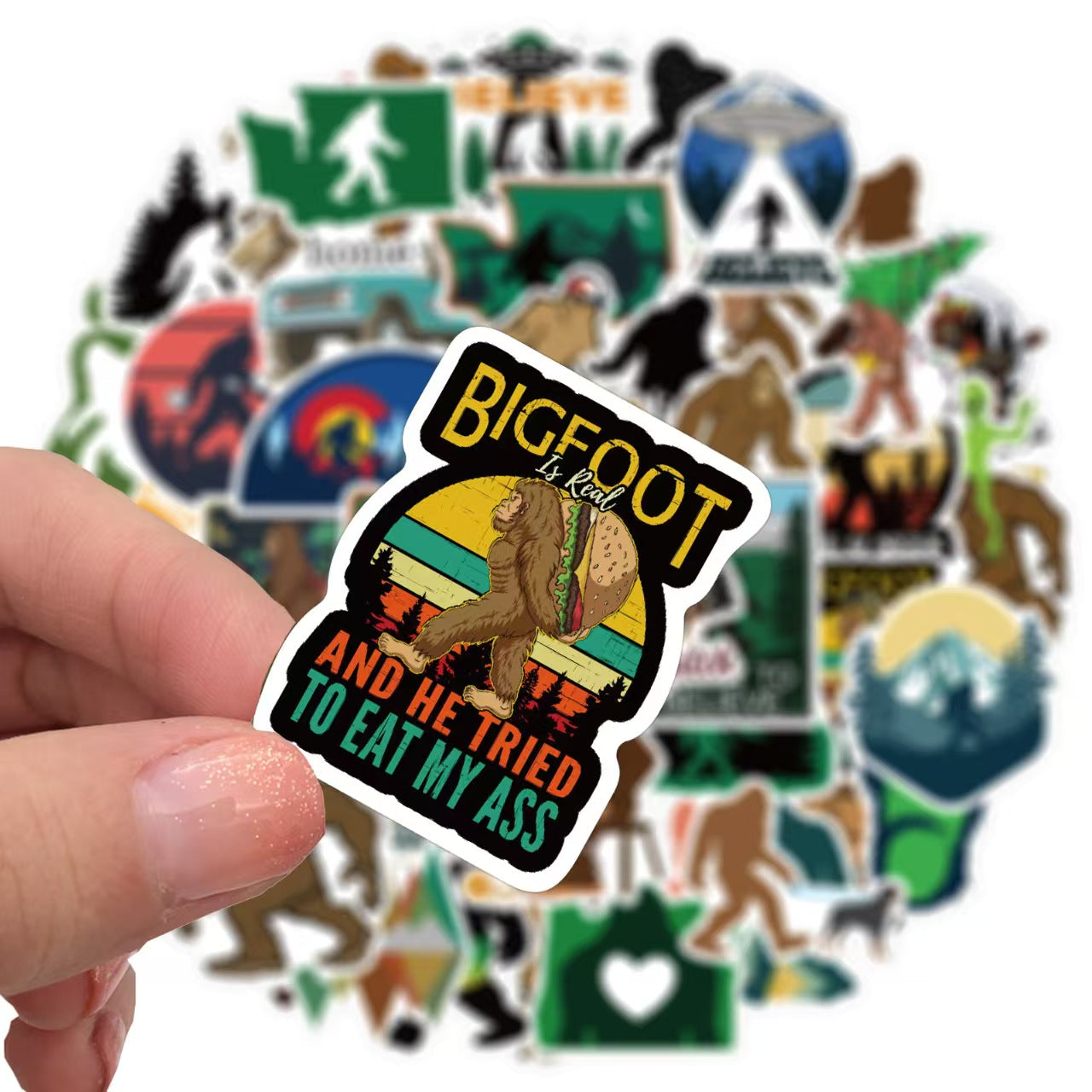 Bigfoot 50pcs Sticker Set – SKU 103136