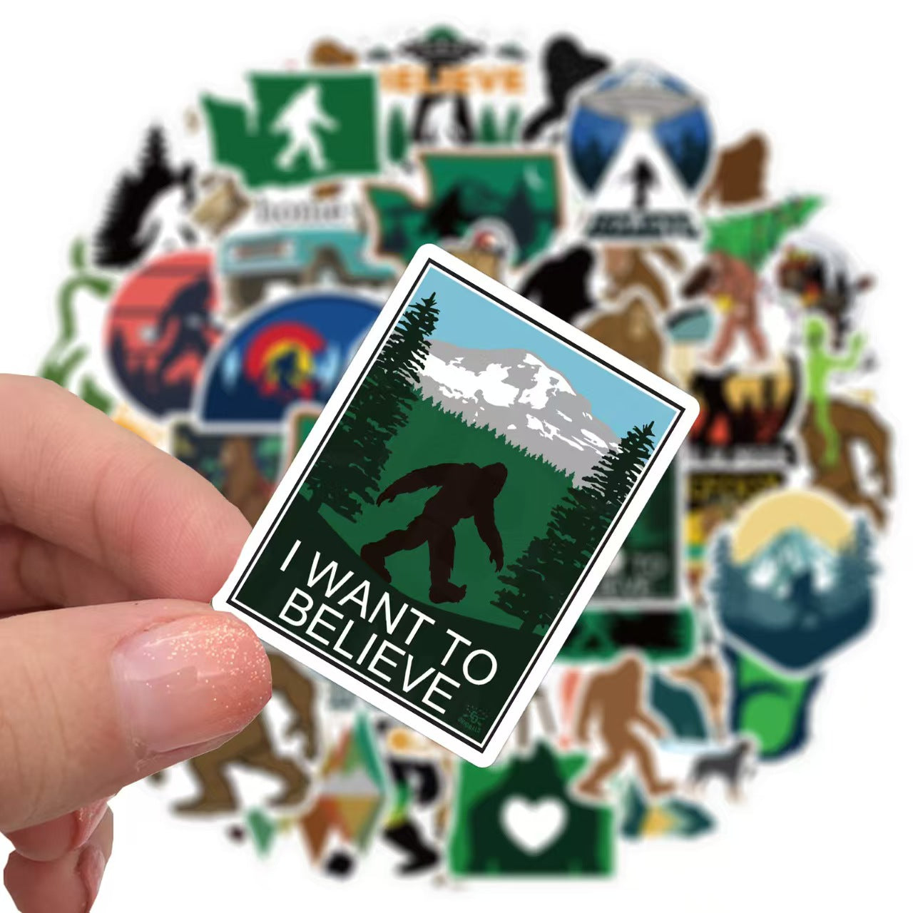 Bigfoot 50pcs Sticker Set – SKU 103136