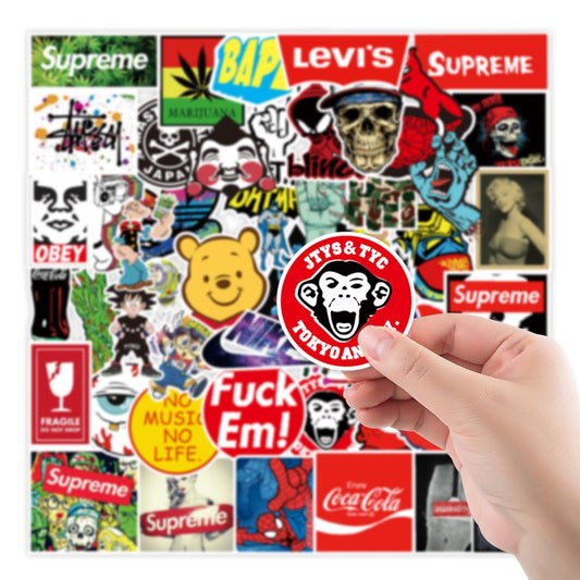 Brand Logo Series 7 – 50pcs Sticker Set – SKU 103169