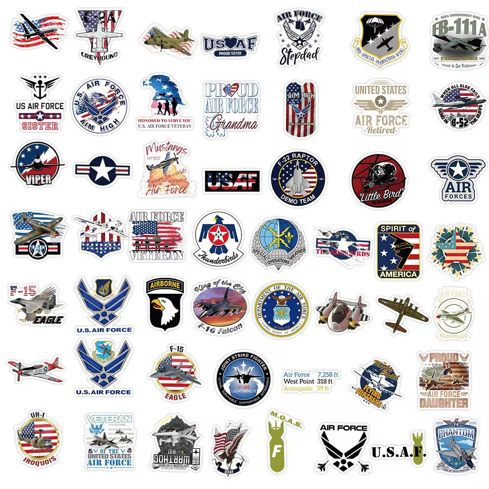 Air Force Sticker Lot 50pcs 103208