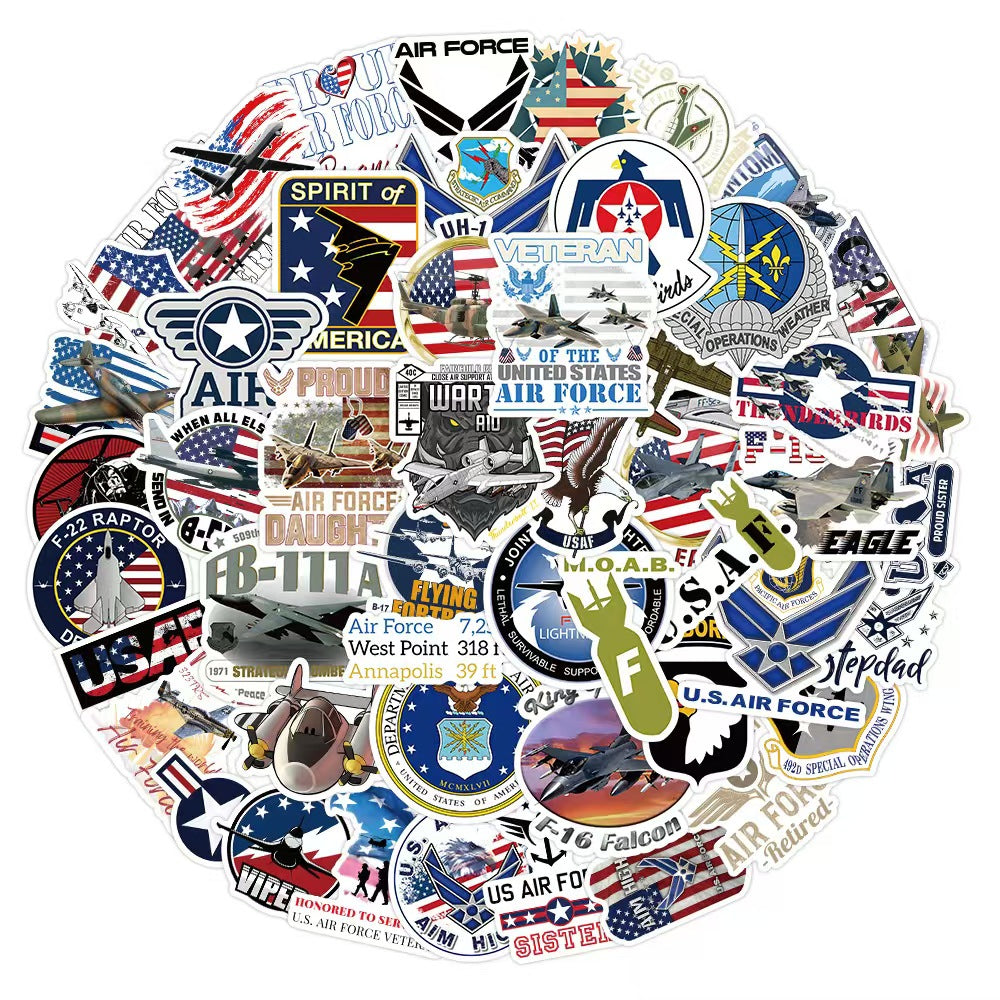 Air Force Sticker Lot 50pcs 103208