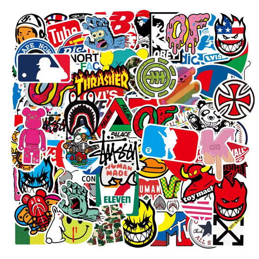 Brand Logo Sticker Lot 50pcs 103211