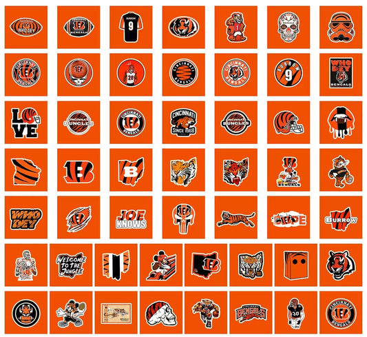Bengals Sticker Set 50pcs 103195