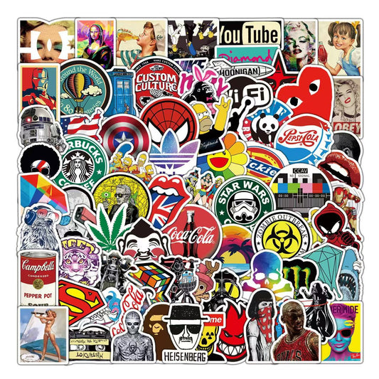 Brand Logo Series 5 – Fan Faves 50pcs Sticker Set – SKU 103240