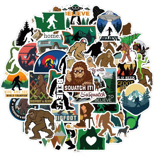 Bigfoot 50pcs Sticker Set – SKU 103136